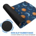 thumbnail image 6 of Long Mouse Pads for Desk,Blue Sun Moon Star Pattern Desk Mats on Top Of Desks, Desk Mouse Pad Extra Large with 3mm Non-Slip Base and Stitched Edge for Gaming,Office,Work,Home 31.5"x11.8", 6 of 6