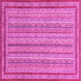 thumbnail image 1 of Ahgly Company Indoor Square Abstract Pink Modern Area Rugs, 8' Square, 1 of 4