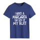 thumbnail image 1 of Camiseta de manga corta con cuello redondo para mujer, camiseta informal holgada y transpirable con estampado de letras para el trabajo de oficina, 1 of 4