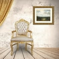 thumbnail image 3 of Stellar Design Studio 17x15 Gold Ornate Wood Framed with Double Matting Museum Art Print Titled - Country Estate from Afar, 3 of 4