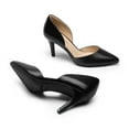 thumbnail image 4 of DREAM PAIRS Women's High Heel Closed Toe Dress Shoes Pumps Elegant Stiletto D'Orsay Slip On, 4 of 7
