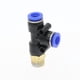 thumbnail image 5 of 5pcs PD " Accesorios neumáticos 4 mm a 12 mm de tubo de manguera 1/4 "1/8" 3/8 "1/2 "BSP Conector de aire de hilo macho T Tira de TEE Conector de aire Acoplador, 5 of 6