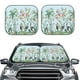 thumbnail image 2 of Fotbe Chinoiserie Floral Palm Tree Juego de 2 Piezas de Parasoles para Parabrisas | Bloqueador Solar para Auto | Accesorios Plegables para Protección Solar Interior-Small, 2 of 6