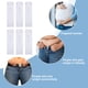 thumbnail image 5 of Guardurnaity Extensor de pantalón de maternidad, 6 piezas, bandas elásticas ajustables para soporte de pantalón, cinturón, expansor de cintura, Prendas para la parte inferior del cuerpo, 5 of 6