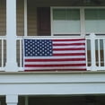thumbnail image 2 of USA Balcony Mounting Kit By Valley Forge Flag American Flag Kit Polycotton 3'x5' 100% Made in USA Heavy Duty Brass Grommets Fasteners, 2 of 5