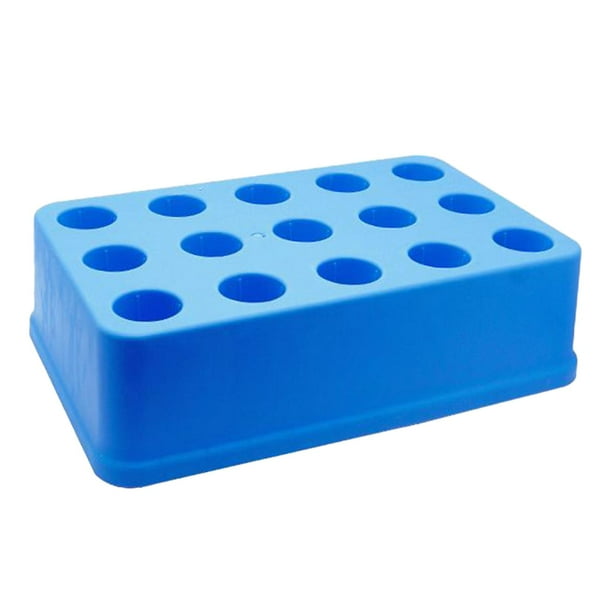 Soporte de herramientas CNC, funda con soporte de almacenamiento, soporte portátil con agujeros, herramientas de corte, caja colectora, bandeja de para azul