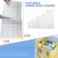 thumbnail image 3 of Ice Sheets for Coolers Reusable - Ice Pack Sheets - Ice Mat with Flexible 96 Ice Cube Packs - Ice Blanket Large Flat Freezer Long Lasting Ice Packs for Cooler, 3 of 5