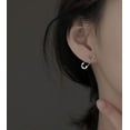 thumbnail image 3 of 925 Sterling Silver Safety Pin Stud Earrings for Women Teens Paper Clip Earrings Punk Earrings Cute Stud Earrings, 3 of 5