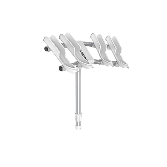 SEAFLO Fishing Rod Holder – Marine-Grade Polypropylene and Aluminum | UV-Resistant, Adjustable, Compact Rod Rack for Boats, Kayaks, and Docks