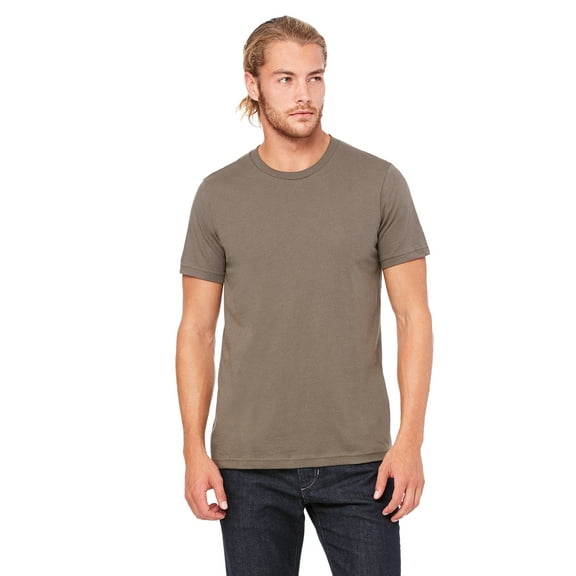 Bella Canvas Unisex Jersey Short Sleeve Tee , 3001 , Army , Medium