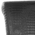 thumbnail image 6 of SAFAVIEH Seth Contemporary Curved Back Counter Stool with Footrest, Black Crocodile, 6 of 7