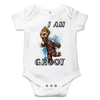 I Am Groot Best Shower Gift Cute Funny Baby Infant One Piece Baby Bodysuit Cute Baby Onesie, Baby Bodysuit Lat 4424 Cute Baby Onesie, BABY BODYSUIT LAT 4424