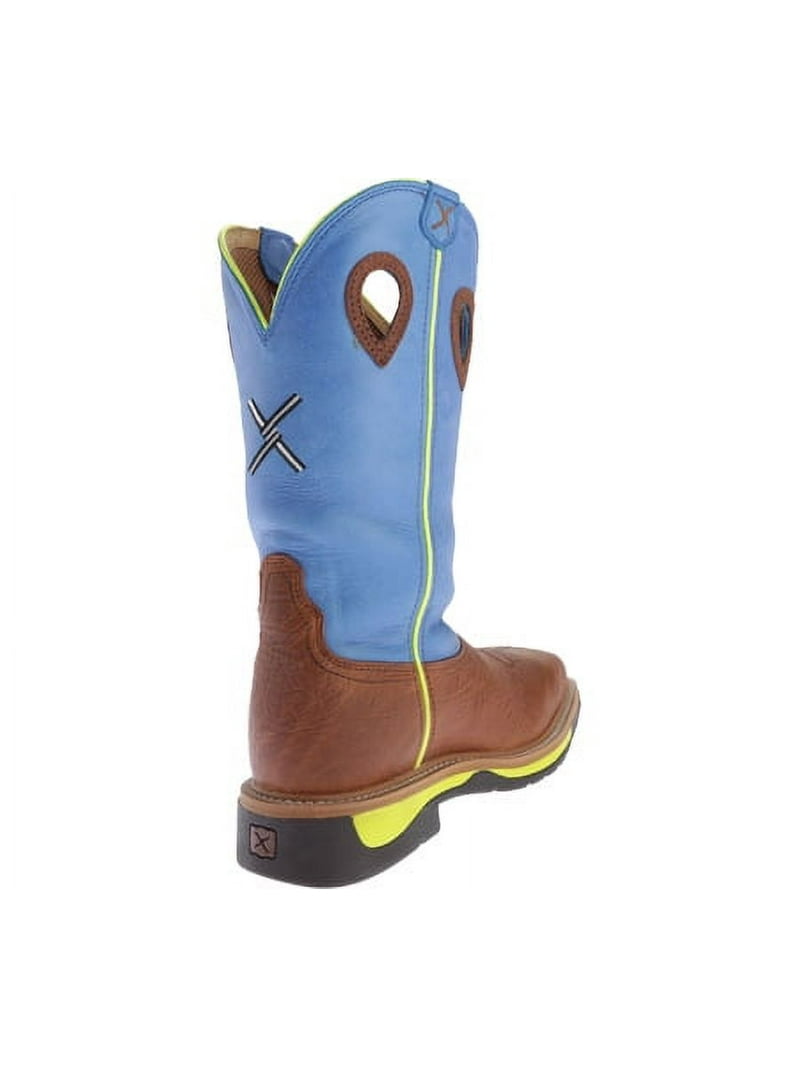 Twisted X Work Boots Mens Cowboy Steel Toe 9.5 EE Brown  display picture 1