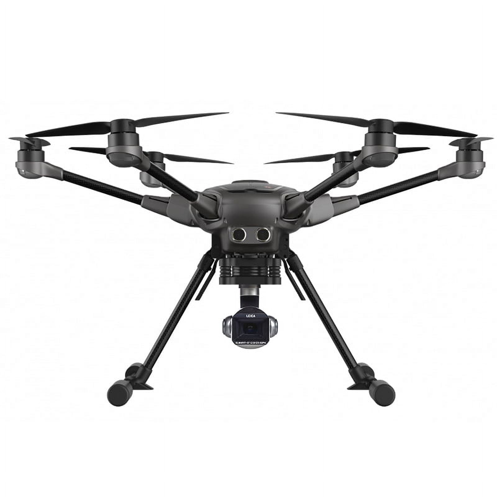 Restored Yuneec Typhoon H Plus Hexacopter with ION L1 LEICA Camera ST16S Smart Controller, (1) Battery (6) Propellers, and Charging Accessories (Black)-(Refurbished)