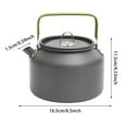 thumbnail image 1 of Large Capacity Stainless Steel Portable Outdoor Camping Kettle For Boiling Water Hiking Picnic And Travel Cookware, 1 of 4