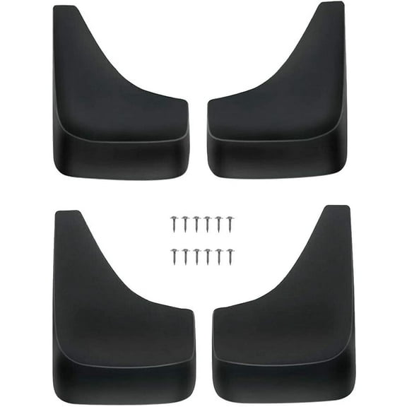 A-Premium Splash Guards Mud Flaps Mudguards Compatible with Chevrolet Aveo Camaro Cobalt Corvette HHR Impala Malibu Monte Carlo Prizm S10 4-PC Set Fits select: 1999-2004 CHEVROLET S TRUCK