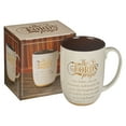 thumbnail image 4 of Christian Art Gifts Large Ceramic Coffee & Tea Scripture Mug for Men & Women: The Lord's Prayer - Non-toxic/Lead-free Inspirational Religious Novelty Clay Base Cup w/Gold Accents, White/Brown, 15 oz., 4 of 4