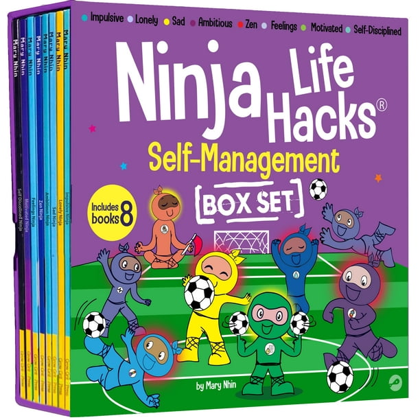 Set de libros Ninja Life Hacks Self Management, 8 libros, 33 a 40