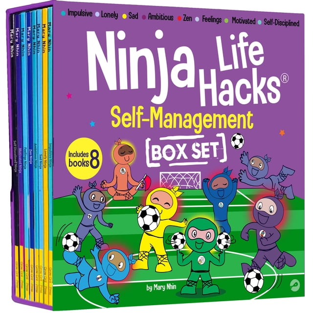 Set de libros Ninja Life Hacks Self Management, 8 libros, 33 a 40