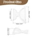 thumbnail image 2 of Uxcell 20 Pares de Almohadillas para Gafas 3.5mm Agarraderas de Nariz de Cristal Bolsa de Aire Mariposa Clara, 2 of 7