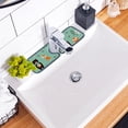 thumbnail image 6 of GZHJMY 3PCS Faucet Absorbent Mat, Cute Forest Foxes Bears Birds Washable Sink Splash Guard Drip Catcher, Kitchen Bath Countertop Microfiber Sink Drying Mats for Kitchen, 6 of 7