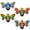 Wall Art Figurines C A4, variant on 4 Pack Rustic Butterfly Wall Sculpture, Hanging Art Decor, Weatherproof Ornament for Garden Fence, Yard, Patio and Daily Home Decoration