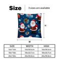 thumbnail image 5 of Santa Claus Covers Set of 2 with Velvet Fabric and Unique Patterns for 16x16, 18x18, 20x20 Inch Throw Pillow Inserts, Throw Pillows, Throw Pillow - for Any Occasion, 5 of 6