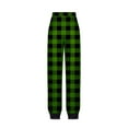 thumbnail image 4 of Kaemgyyd Pajama Pants Women Soft Comfy Elastic Waist Lounge Pants Fashion Plaid Cinch Bottoms Pj Trousers with Pockets, 4 of 4