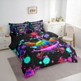 thumbnail image 3 of Castle Fairy Baseball Gamer Bedding Comforter Set,Abstract Splash Queen Bedding Sets, 3 of 8