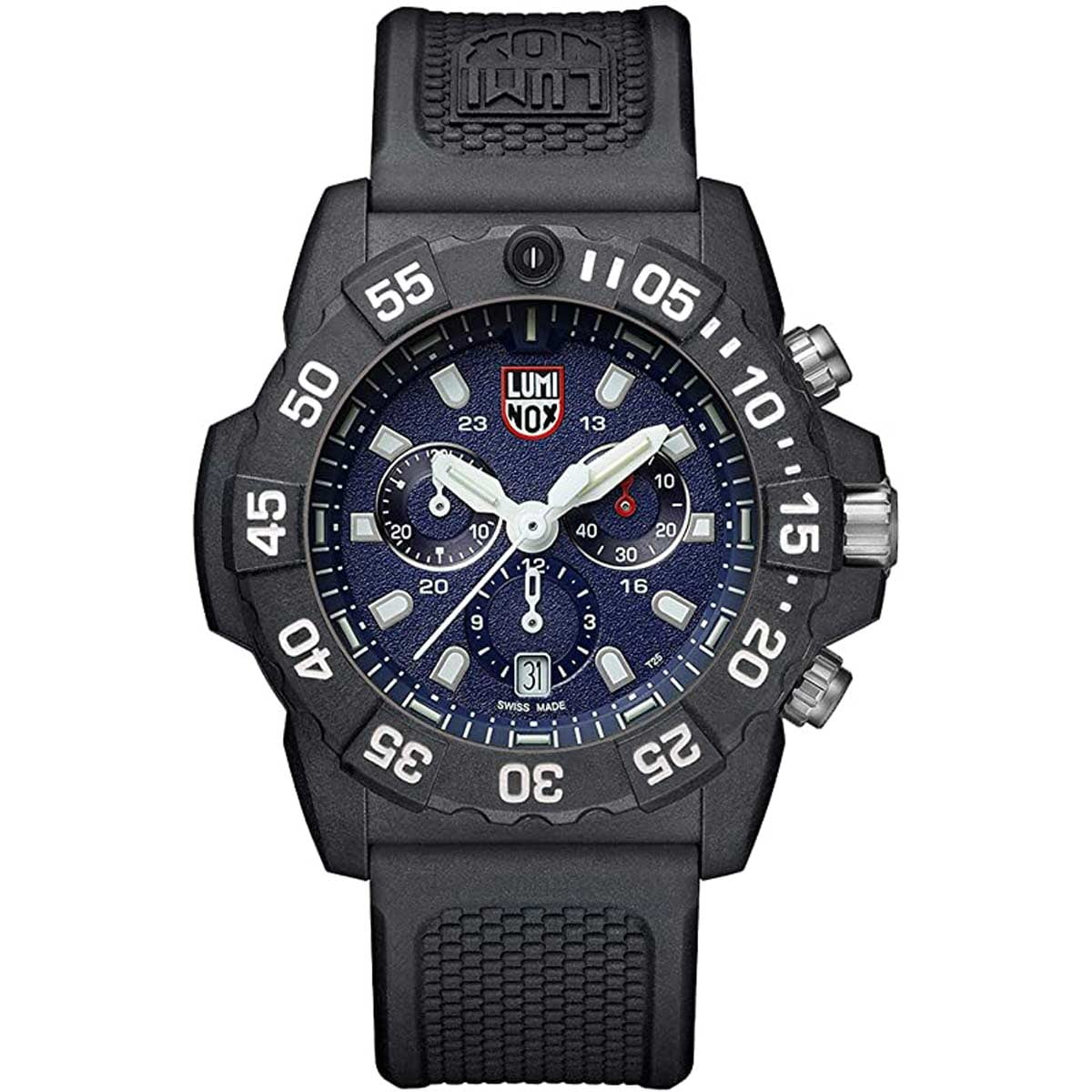 Luminox 3583 Men's Navy Seal Chronograph Blue Dial Strap Watch