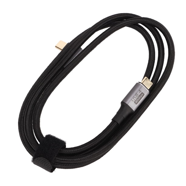 Cable USB C A USB C, Cable De Datos Resistente Al Desgaste Buena Disipación De Calor Carga Rápida En ángulo Recto Para Teléfono