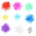 thumbnail image 4 of 1000 Mini Élastiques Doux pour Tresses de Cheveux d'Enfants (Multicolore), 4 of 6