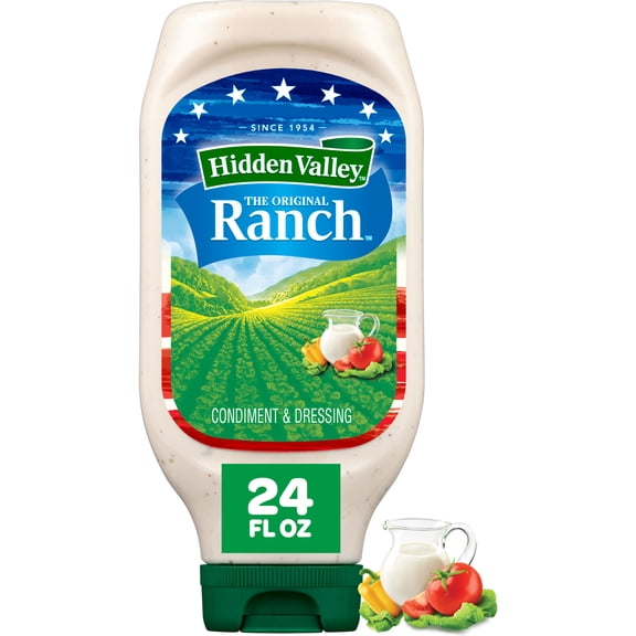 Hidden Valley Gluten Free Original Ranch Salad Dressing and Topping, 24 fl oz