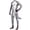 Light Gray#9527, variant on BOOMNY Halloween Mens Animal Bodysuit Hallowmas Animal Graphic Long Sleeve Catsuit Playful Stage Performance Fullbody Jumpsuit