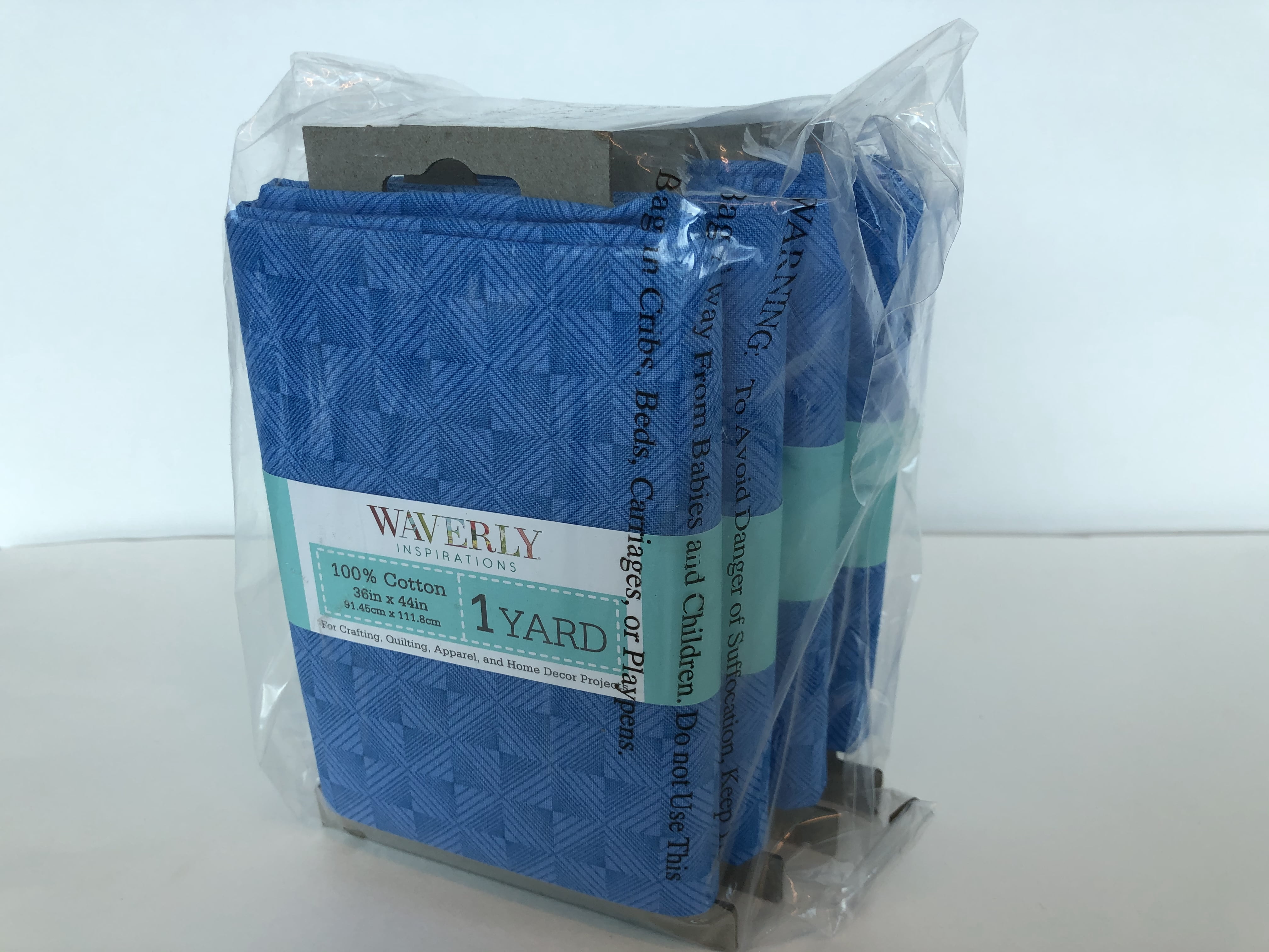 Waverly Inspirations 1 Yard Cut 100% Cotton Prints Fabric Boxed Provence Blue 44" Wide for Quilting & Sewing