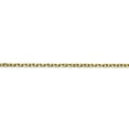 thumbnail image 3 of 10K Yellow Gold chain Cable 20 in 2.2 mm 2.2mm diamond-cut, 3 of 5
