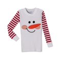 thumbnail image 2 of Saras Prints Kids Pajama Fun Top and Pants Holiday Sleepwear, Red, Size: 10, 2 of 3