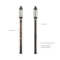 thumbnail image 3 of Instrument de Musique Traditionnel Chinois Instrument Vertical Soufflé Bawu Bambou Noir Flûte Libre Chinoise, 3 of 5