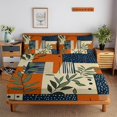 thumbnail image 1 of Bedding Set Art Style Fitted Sheet Set with Pillowcase Teen Adult Fashion Home Textiles,Full(54"x75"), 1 of 5