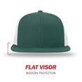 thumbnail image 2 of Gorra Trucker R RICHARDSON 511 Visera Plana Verde y Blanco, 2 of 7