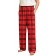 thumbnail image 5 of DJDLJWCJ Boys Casual Pants Elastic Waist Plaid Print Straight Leg Pants Comforty Lightweight Long Trousers Red Size 13, 5 of 7