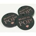 thumbnail image 3 of Inkdotpot Pack Of 50 Real Rose Gold Foil Paper Tags Ready To Pop Baby Shower Favor Hang Tags, 3 of 7