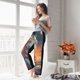 thumbnail image 5 of Balery Starry Sky Cute Horse Pantalones de pijama para mujer, pijamas ultraligeros, pantalones de estar por casa-Small, 5 of 6