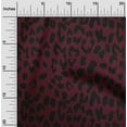 thumbnail image 1 of oneOone Silk Tabby Maroon Fabric Leopard Animal Skin Fabric For Sewing Printed Craft Fabric By The Yard 42 Inch Wide, 1 of 4