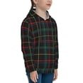 thumbnail image 3 of Sigee Buffalo Plaid Dark Green for Boys and Girls Youth Hoodie Kids Clothes Boys' Fashion Sweatshirts-Medium, 3 of 6