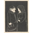 thumbnail image 3 of Samuel Jessurun de Mesquita 15x18 Black Modern Framed Museum Art Print Titled - Fantasy; Husband and Wife, 3 of 5