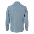 thumbnail image 5 of HUK H1200715 Men's Airweight Heather Quarter-Zip Pullover-Silverblue Heather-L, 5 of 6