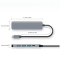 thumbnail image 5 of USB C Docking Station, 9-in-1 Hub with 4K HDMI, 100W PD Charging, Gigabit Ethernet, USB 3.0, SD/TF Card Reader for Dell HP Lenovo MacBook Laptops, 5 of 7