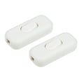 thumbnail image 4 of Interruptor de cable en línea On/Off Uxcell AC 250V 6A blanco para lámpara de escritorio 2 paquetes, 4 of 5