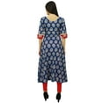 thumbnail image 4 of Bimba Womens Designer Angrakha Style Cotton Kurta Kurti Formal Ethnic Wear, 4 of 6